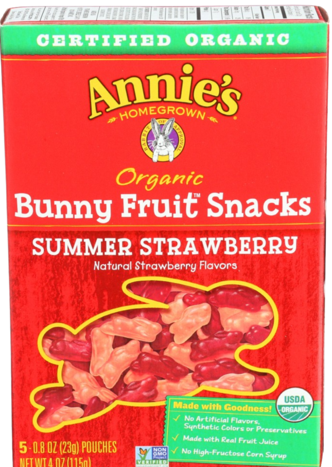 Organic Summer Strawberry Fruit Snacks