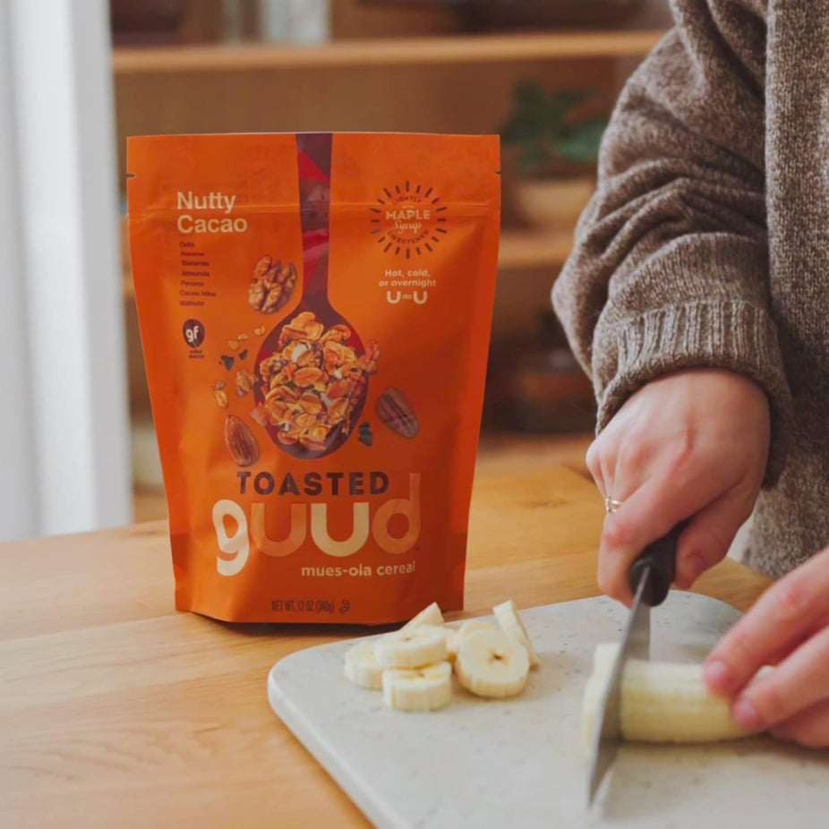 Nutty Cacao Toasted Mues-Ola Granola Clusters