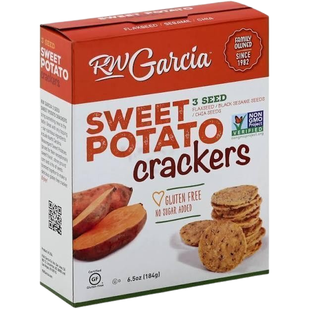 3 Seed Sweet Potato Crackers