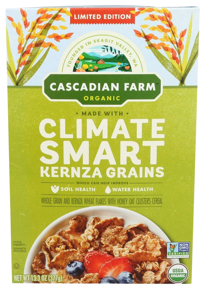 Organic Honey Oats Kernza Grains Cereal