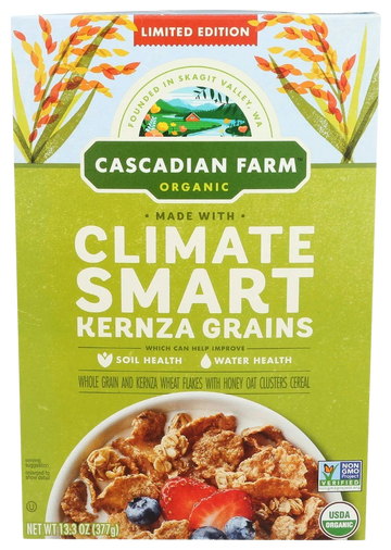 Organic Honey Oats Kernza Grains Cereal