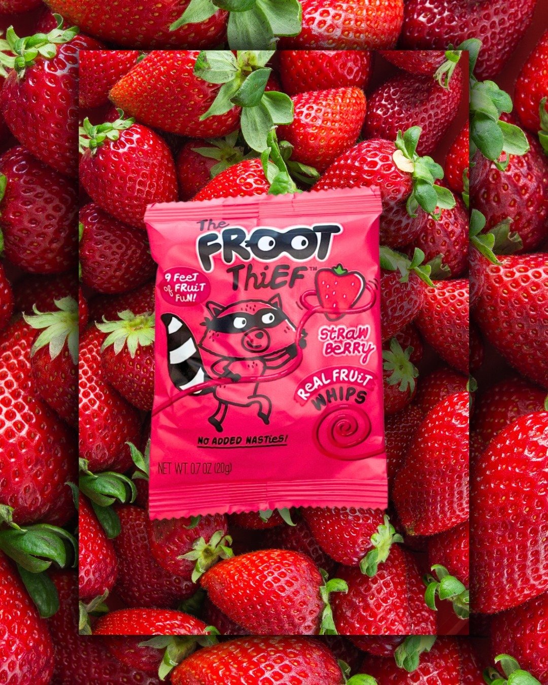 Real Froot The Froot Thief The Froot Thief Strawberry Real Fruit Whips (5 Packs ...