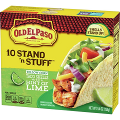 Stand 'N Stuff Hint Of Lime Taco Shells (10 CT)