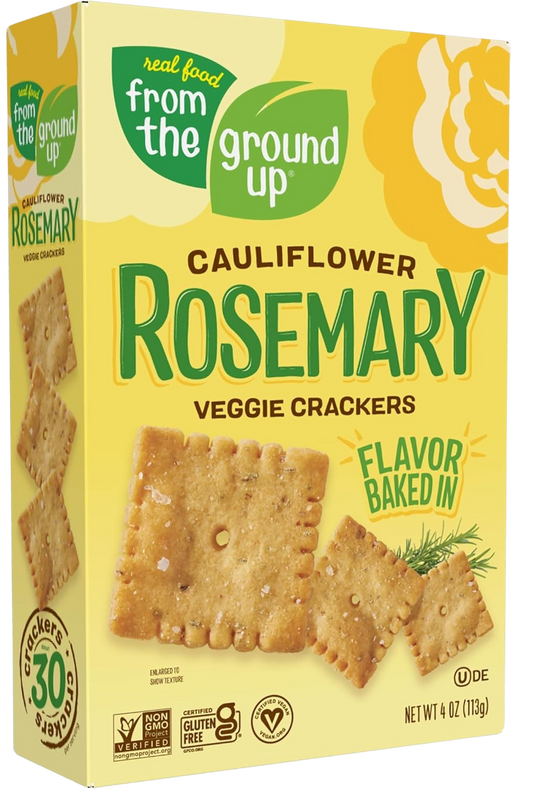 Cauliflower Rosemary Crackers