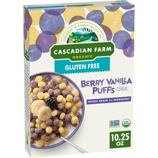 Berry Vanilla Puffs Cereal