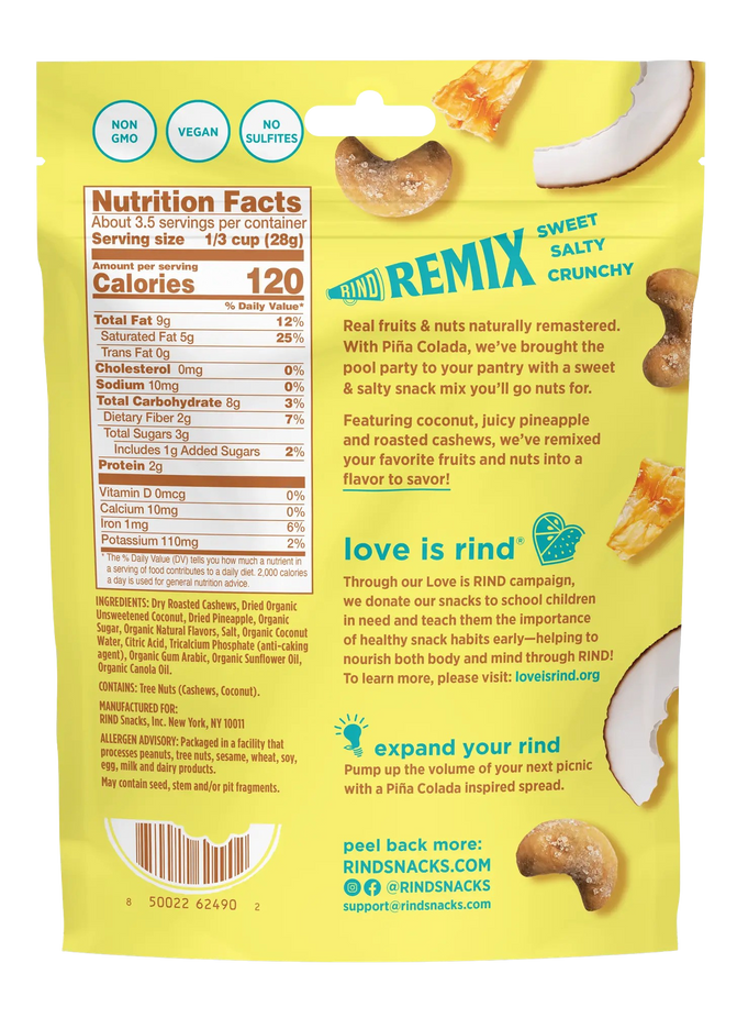 Pina Colada Remix Fruit & Nut Mix