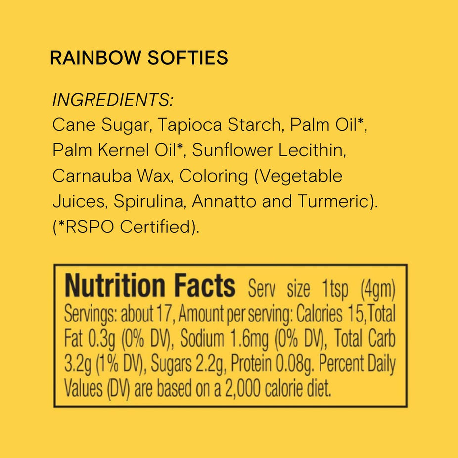 Rainbow Softies Sprinkles