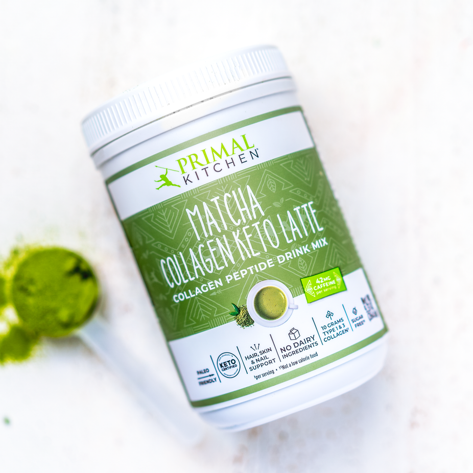 Primal Kitchen Drink Mix, Collagen Keto Latte, Matcha