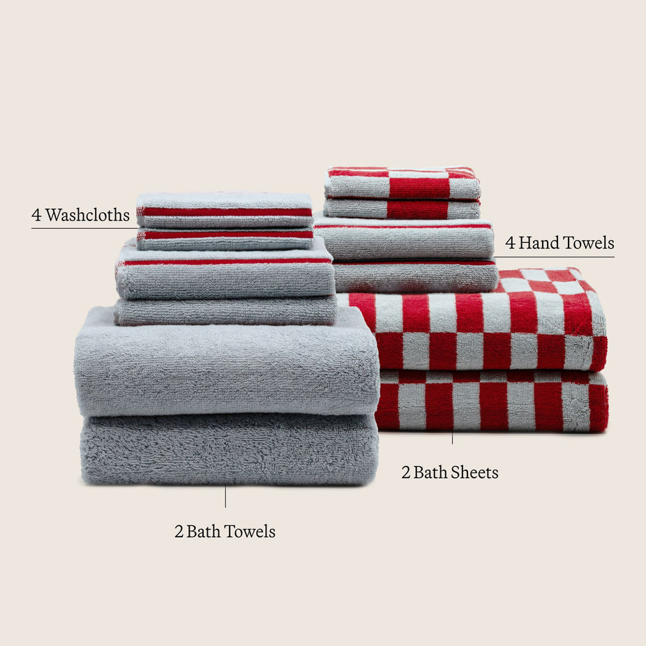 Pietra Australian Cotton Washcloths (Set of 4)