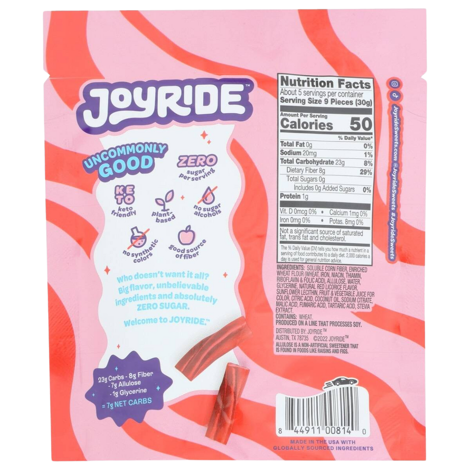 Zero Sugar Red Licorice Twists