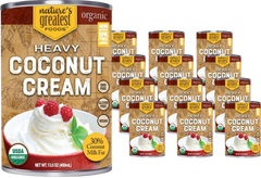 Organic Heavy Coconut Cream (12 Pack)