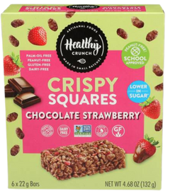 Chocolate Strawberry Crispy Squares (6 CT)