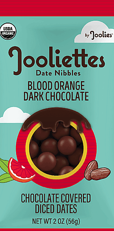 Jooliettes- Blood Orange Dark Chocolate Date Nibbles