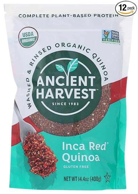 Organic Washed and Rinsed Inca Red Quinoa