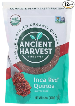 Organic Washed and Rinsed Inca Red Quinoa