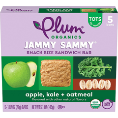 Apple, Kale + Oatmeal Jammy Sammy Snack Size Sandwich Bar (5 CT)