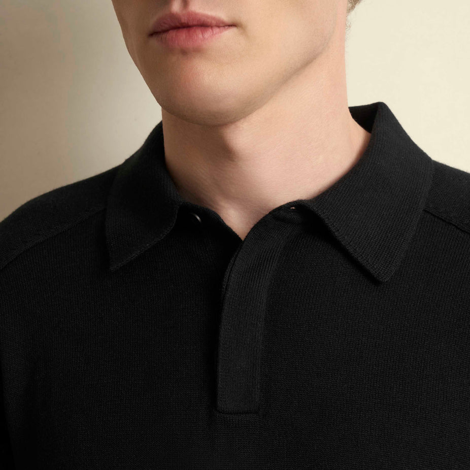 Christopher Featherlight Long Sleeve Polo