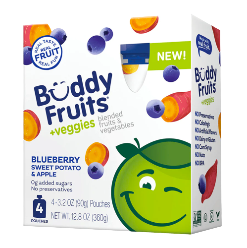 Blueberry, Sweet Potato & Apple Pouches (4 CT)