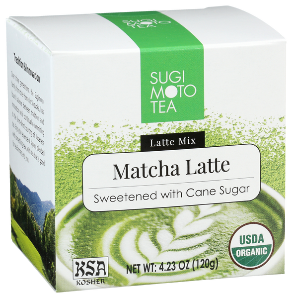 ORGANIC MATCHA LATTE MIX - Front - Left - Unit