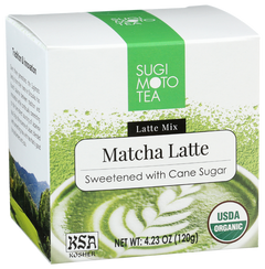 ORGANIC MATCHA LATTE MIX - Front - Left - Unit