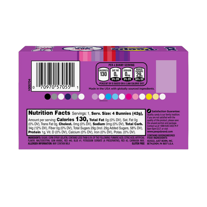 Wildberry Flavored Marshmallow Bunnies (24 Pack)