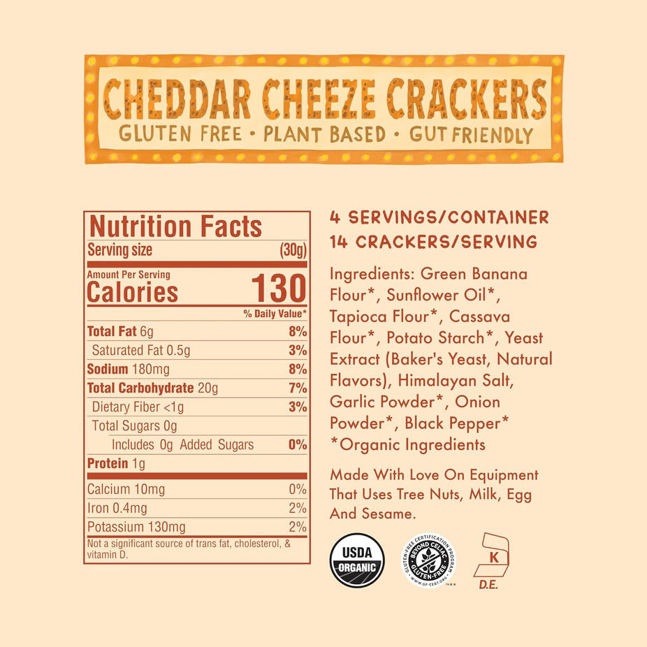 Cheddar Cheeze Crackers (8 Pack)