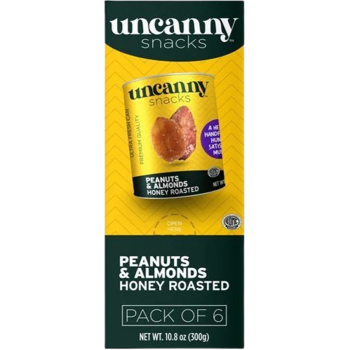 Peanuts & Almonds – Honey Roasted (6 Pack)