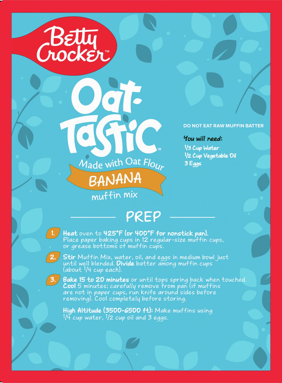 Oat Tastic Banana Muffin Mix
