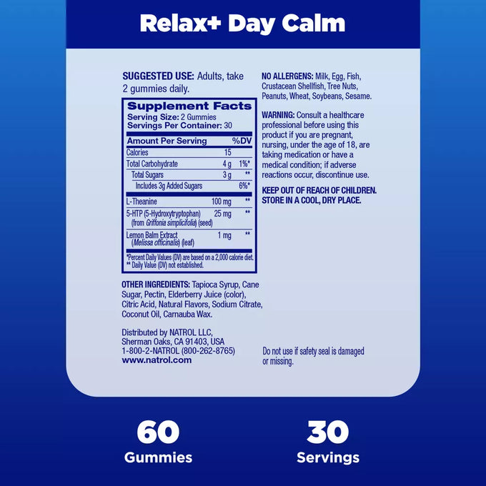 Relax + Day Calm (60 Gummies)