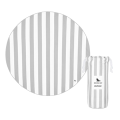 Round Beach Towel Goa Grey