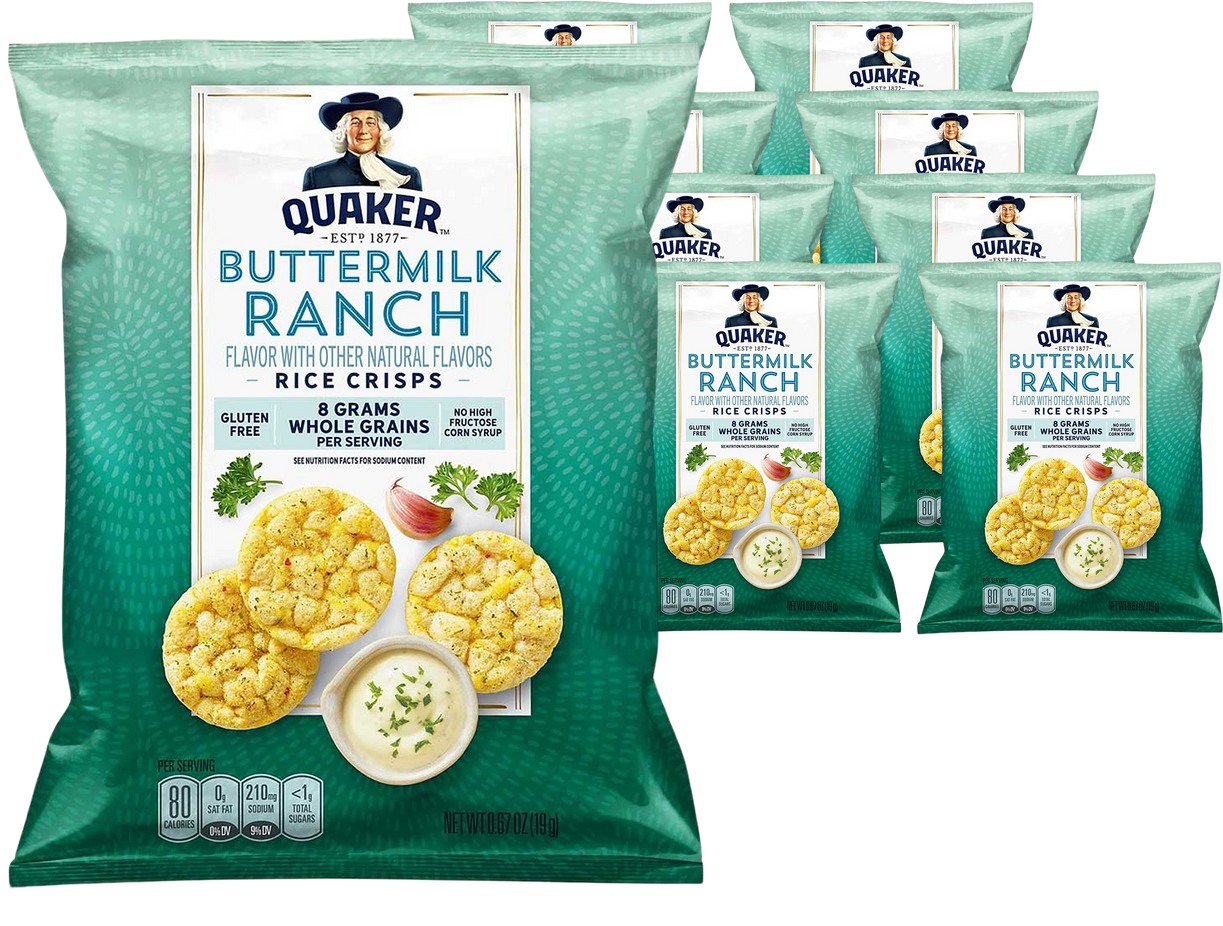 Quaker Rice Crisps Ranch Quaker Rice Crisps - Ranch – Martie