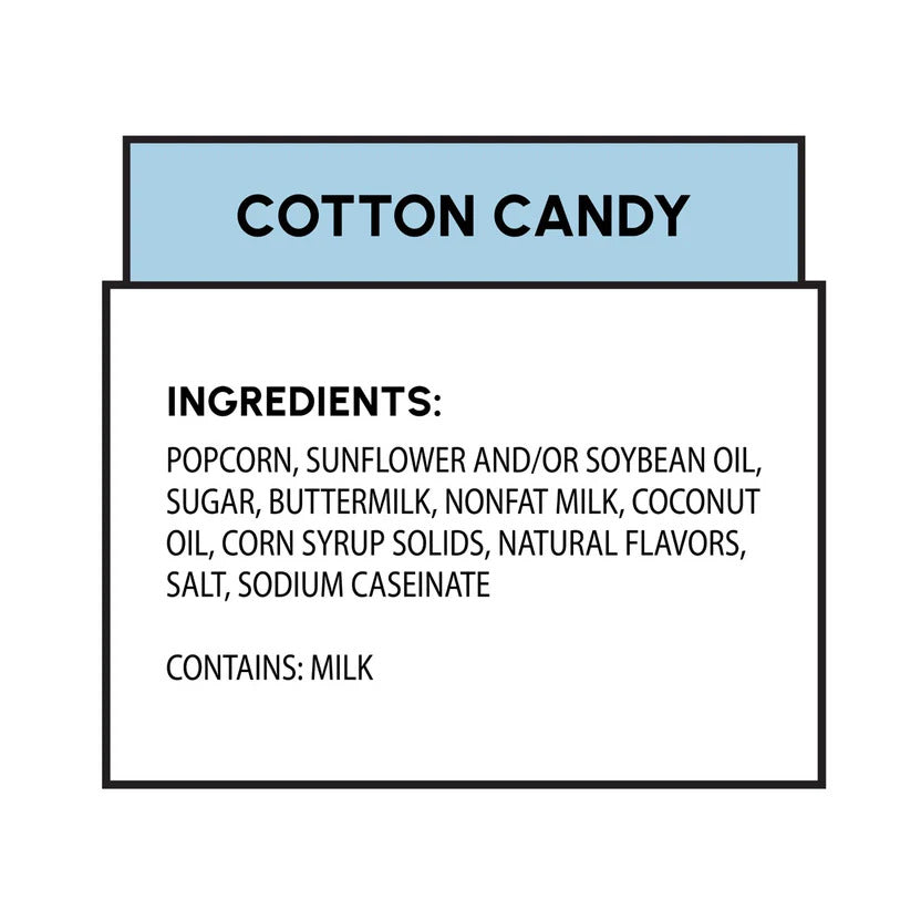 Cotton Candy Flavored Popcorn