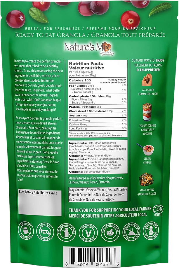 Apple Cranberry Granola