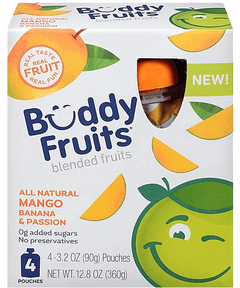 Blended Fruits Mango Mango Banana & Passion Pouch (4 Pack)