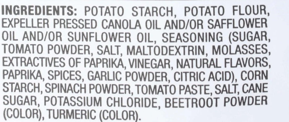 BBQ Garden Veggie Straws Chips