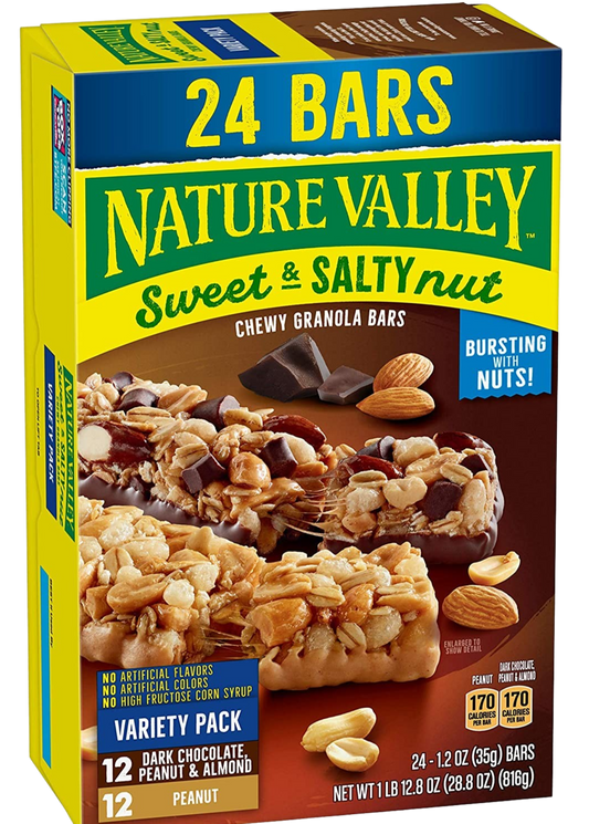 Sweet & Salty Nut Granola Bar Variety Pack (24CT)