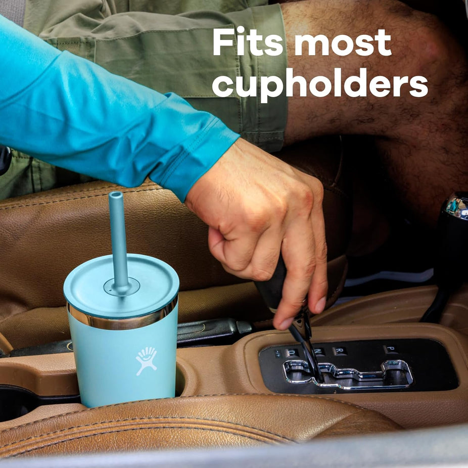 28oz All Around Tumbler Straw Lid - Cascade Blue