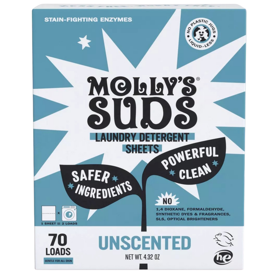 Unscented Laundry Detergent Sheets - 70 Loads