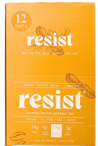 Peanut Butter Crisp + Turmeric (12 Pack)