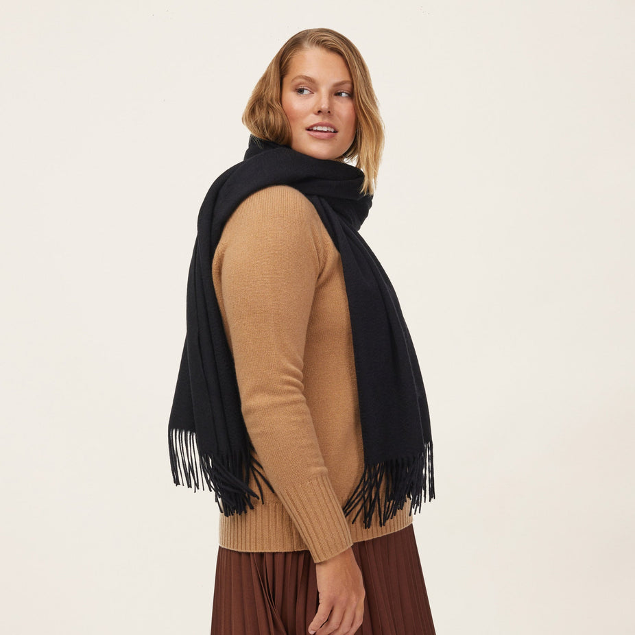 Cleo Oversized Cashmere Scarf