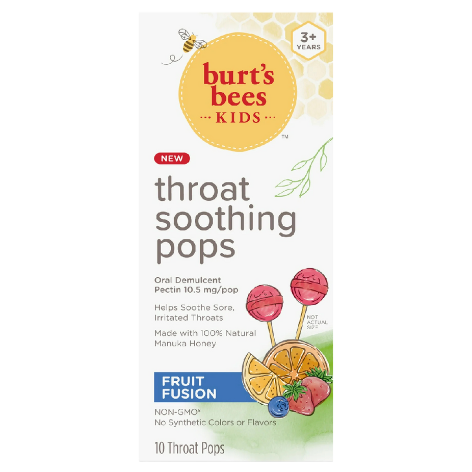 Throat Soothing Pops - Oral Demulcent - Fruit Fusion (10 CT)