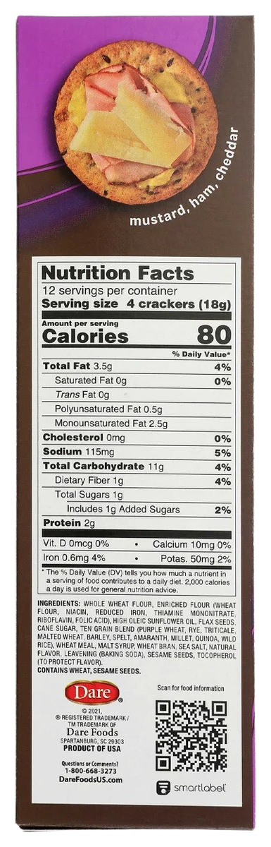 Breton Multigrain Crackers