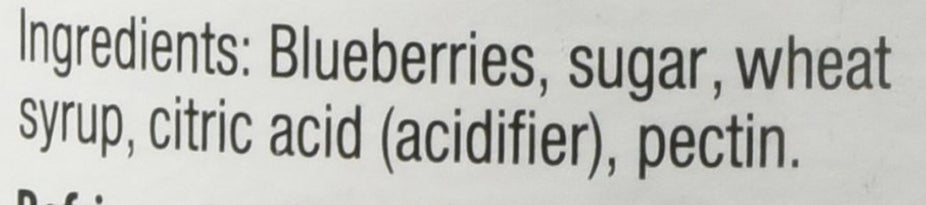 Blueberry Fruit Spread