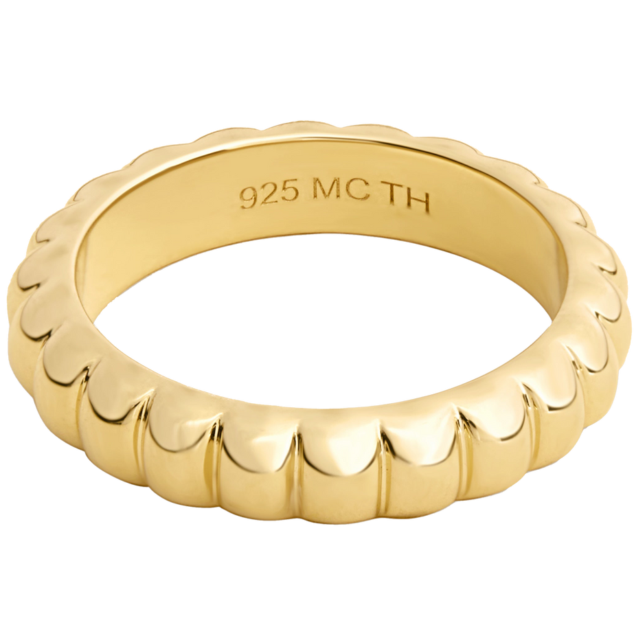 Aurelia Slim 18k Gold Vermeil Ring - Size 5.5