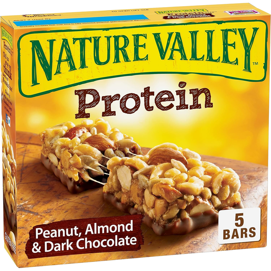 Chewy Protein Granola Bars - Peanut, Almond & Dark Chocolate (5 CT)