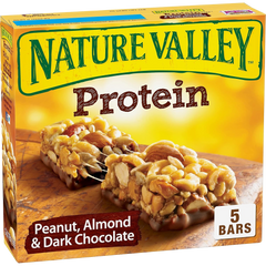 Chewy Protein Granola Bars - Peanut, Almond & Dark Chocolate (5 CT)
