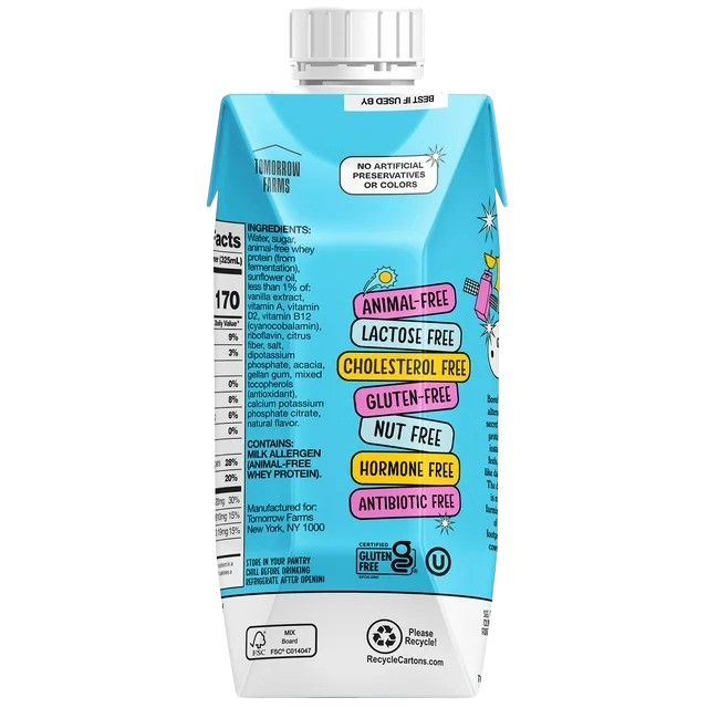 Animal-Free Dairy Vanilla Milk (12 Pack)