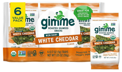 White Cheddar Roasted Seaweed Snack (6 Pack)