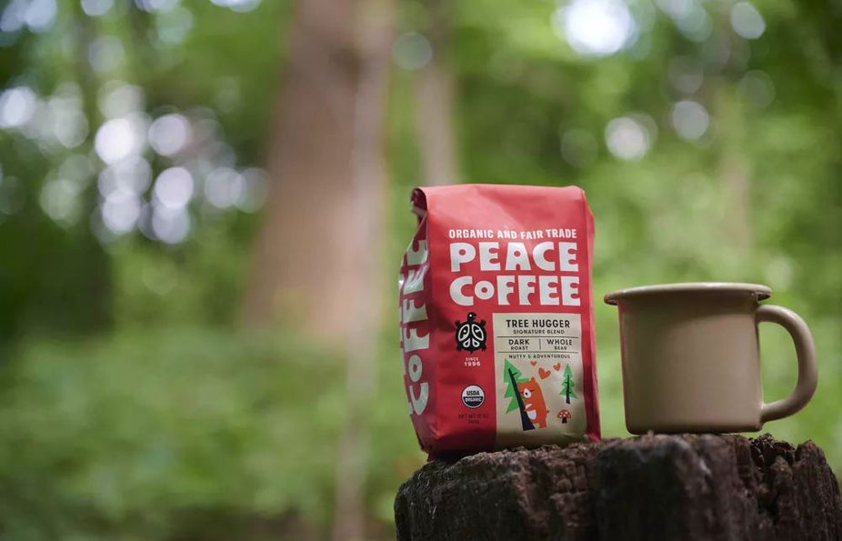 Organic Tree Hugger Whole Bean Dark Roast Coffee