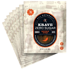 Zero Sugar Buffalo Style Chicken Jerky (8 Pack)